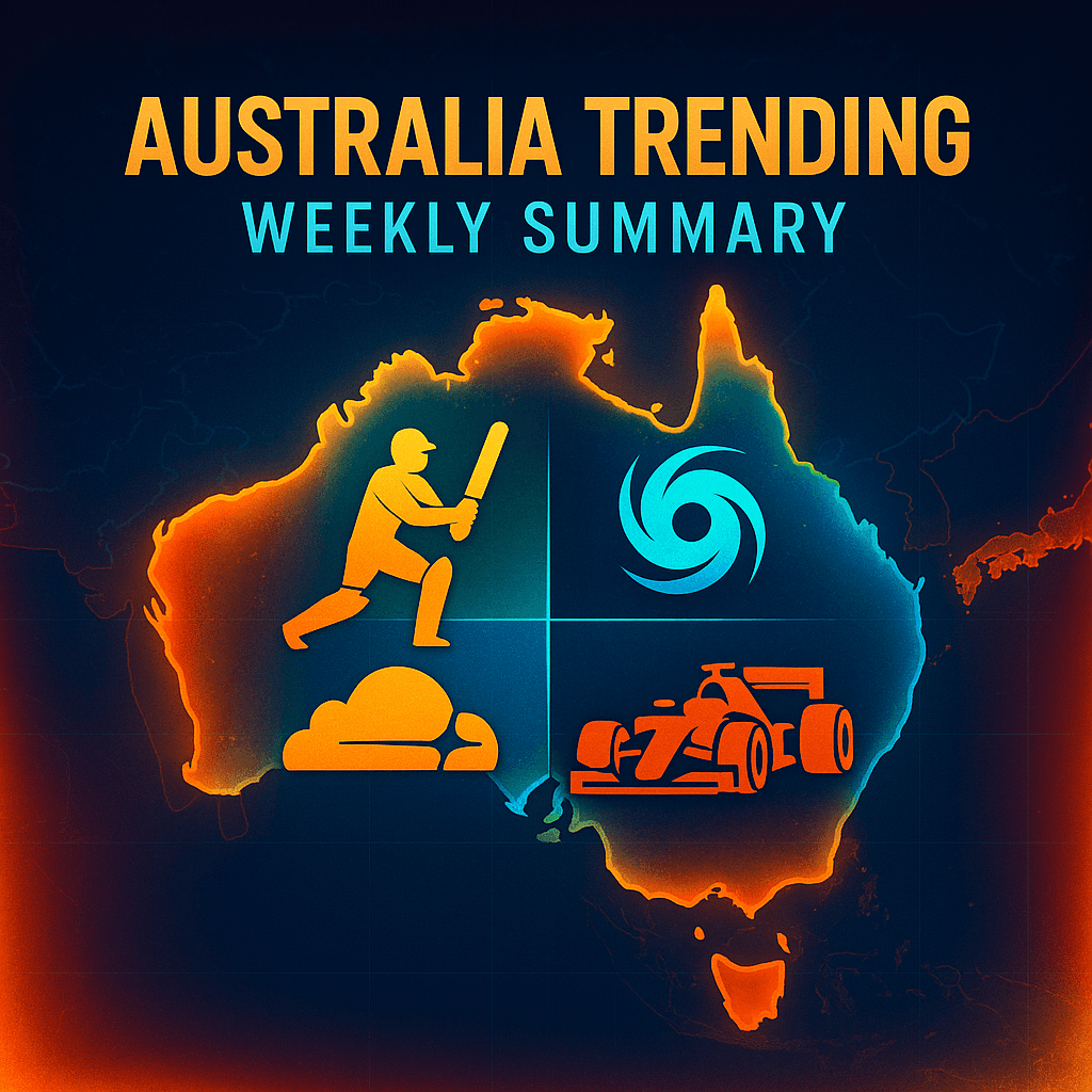 Thumbnail for What Australia Searched This Week: Cricket Glory, Cyclones, Outages & F1 Drama
